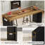 Counter Height Dining Table, 55.12" Long Pub Bar Table-1608387813