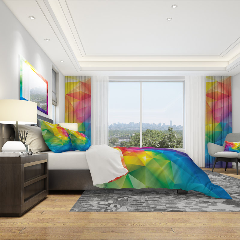 Design Art Modern & Contemporary Geometric Shapes Duvet Cover Set