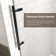 60 in. W X 74 in. H Soft Close Single Sliding Frameless Shower Door with 5/16 in. (8mm) Clear Tempered Glass