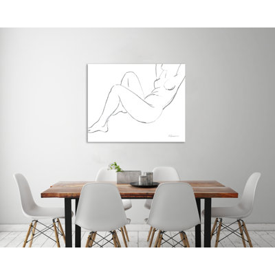 "Nude S Croquis II", toile tendue par Albena Hristova