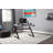 Alika Metal Base Computer Desk with Power Outlet