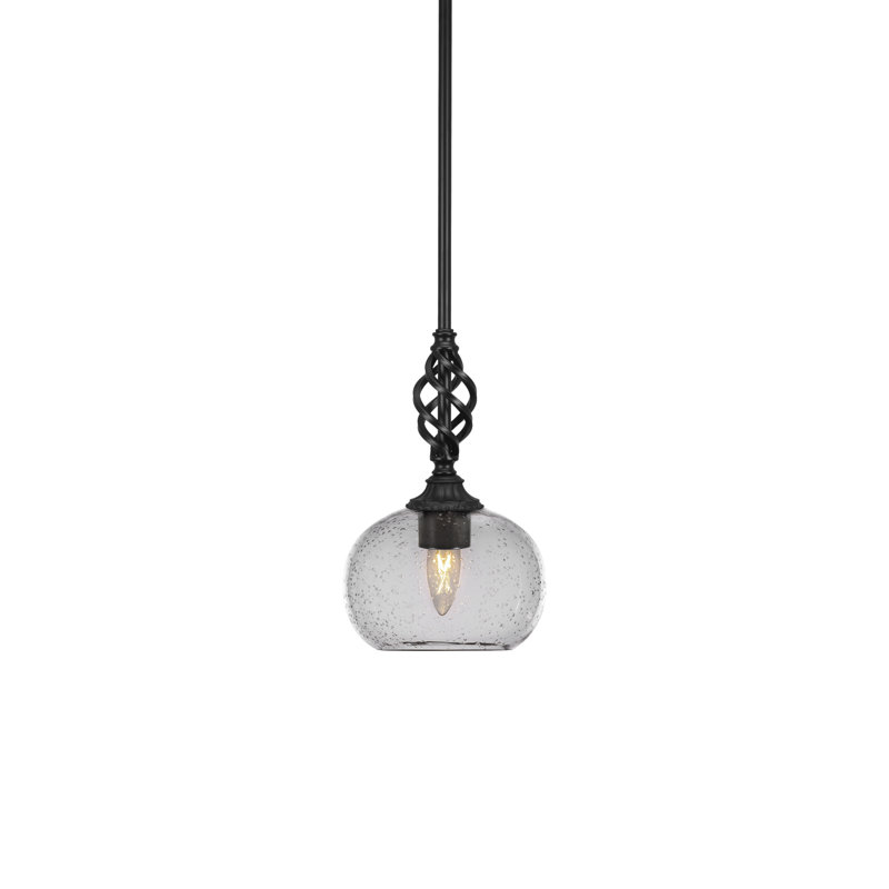 Mini-luminaire suspendu Eleganté, H 11 po x l 7 po x P 7 po, À bulles