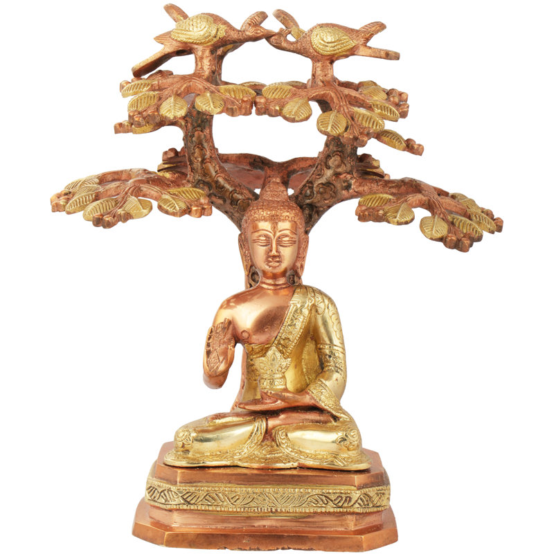 Bouddha prêchant sous l'arbre Bodhi (bouddhiste tibétain)