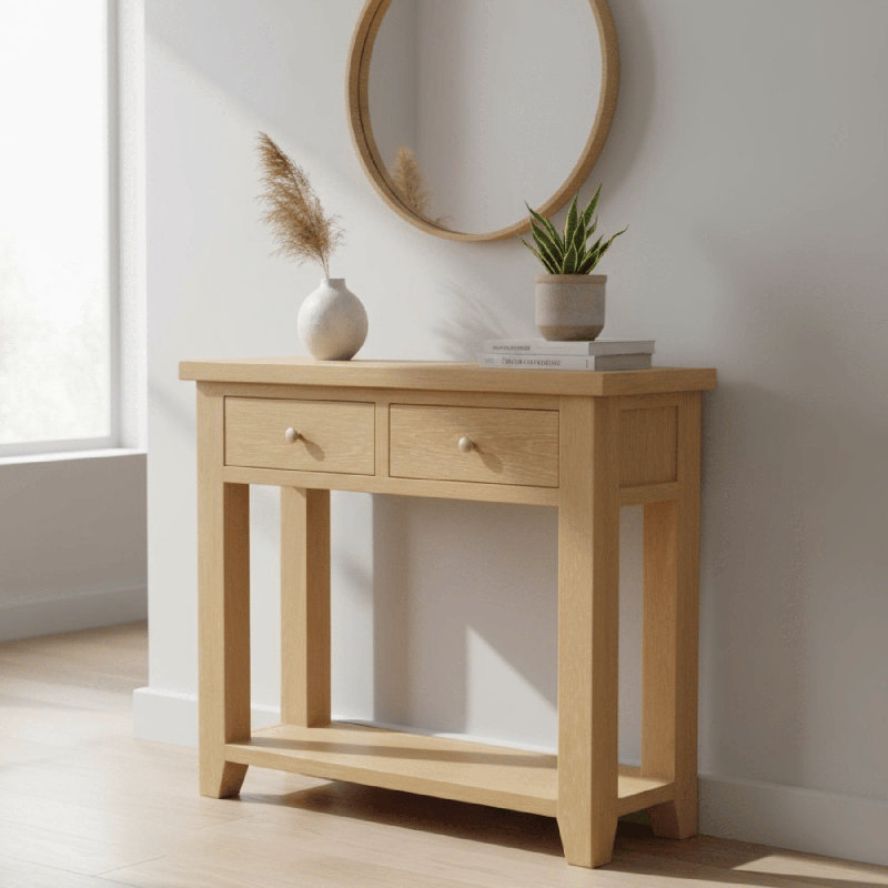 Cooksey 85cm Console Table, Natural