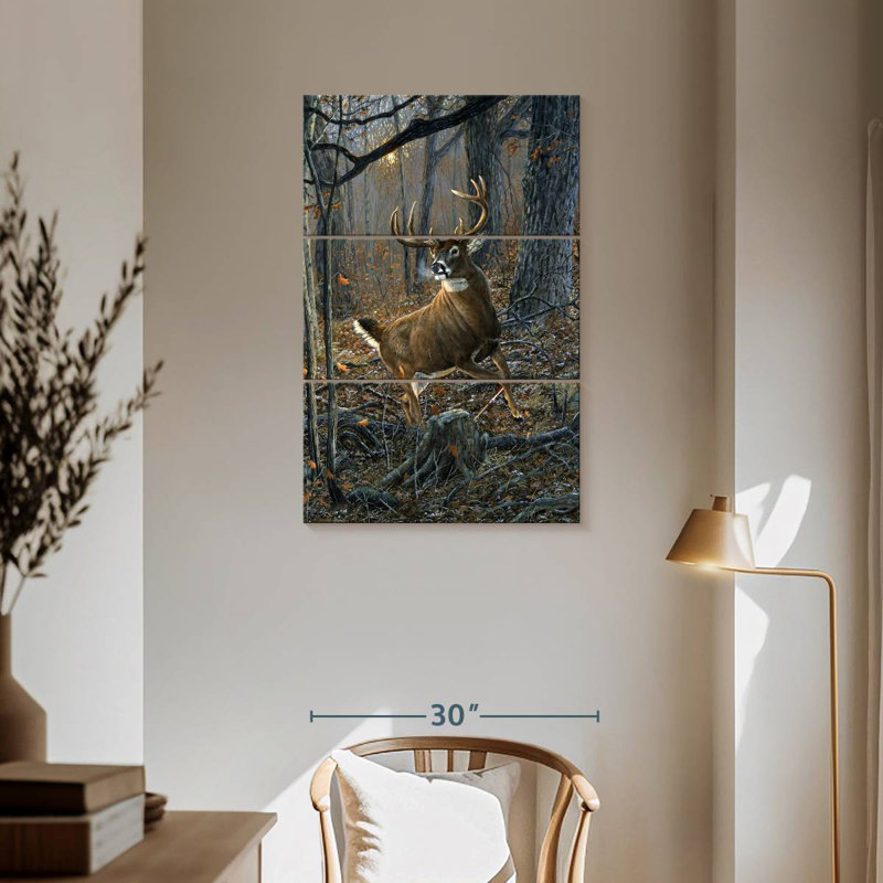 Brampt Buck Fever, 57" H x 36" W