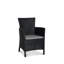 3 Pcs. Balcony Set Napoli Graphite/Light Gray