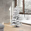 Arbre de noël artificiel blanc 5 pi avec support