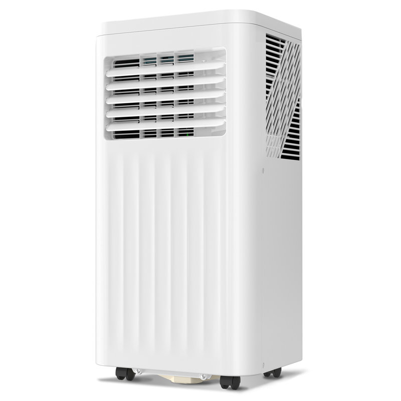 8,000 BTU Portable Air Conditioner - Cooling up to 450 Sq.Ft, 4-in-1 (Cool/Dehumidify/Fan/Sleep), 24H Timer + Remote, Window Kit Included, Compact & Efficient