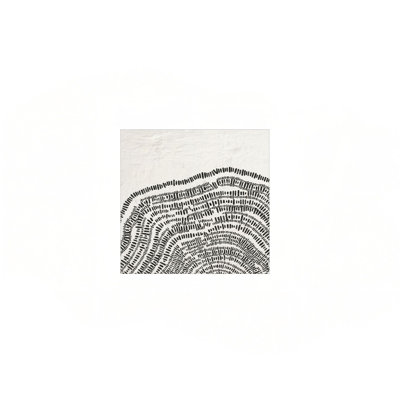 Beige noir, anneau de bois, paysage abstrait, impression sur toile, maison moderne de qualité supérieure, 24 x 24 po