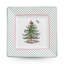 Christmas Tree POLKA DOT SQUARE PLATTER 10"