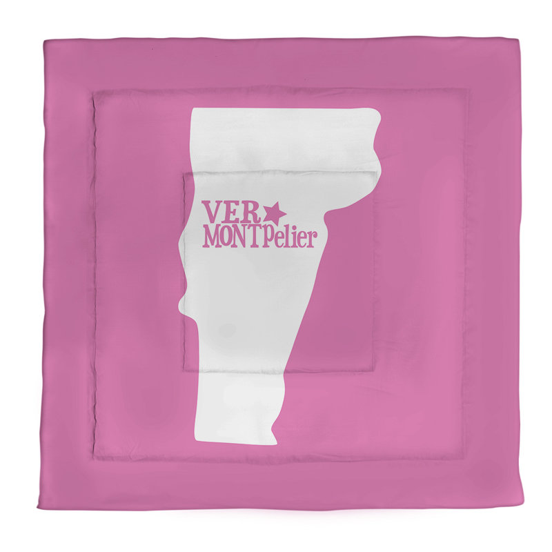 Polyester Comforter, Queen Comforter, Pink
