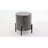Alicia Multi Colored Mother of Pearl Shell Geometric Handmade Mosaic Inlay Side End Accent Table with Black Metal Legs-1971926508