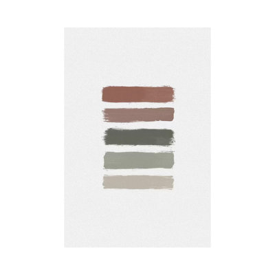 «Ombre Earth Tones» par Orara Studio, reproduction d'art sur toile tendue