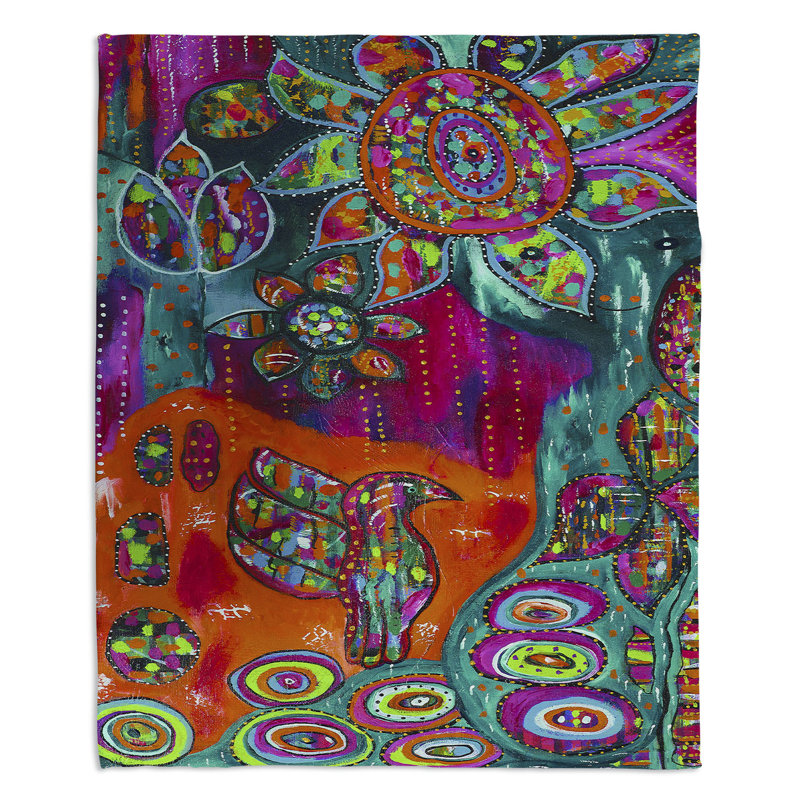 Hand Woven Throw Blanket, 68" x 80"