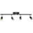 Matte Black Adjustable Track Lighting Kit