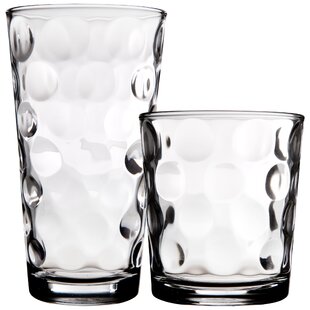 Anchor Hocking Reality Clear Glassware Set, 16 Piece 