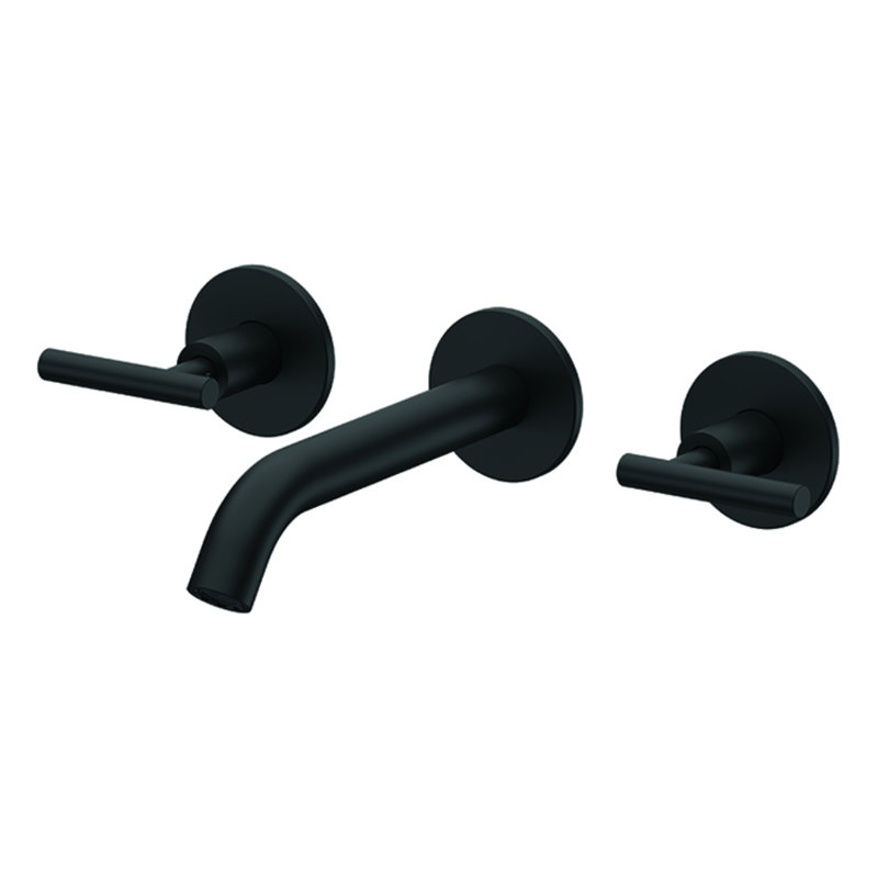 Robinet de salle de bain mural X-Style, Matte Black