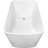 49'' Acrylic Bathtub With Japanese Soaking Design, Pop - Up Drain, Spacious Interior, Express Shipping For Packaging