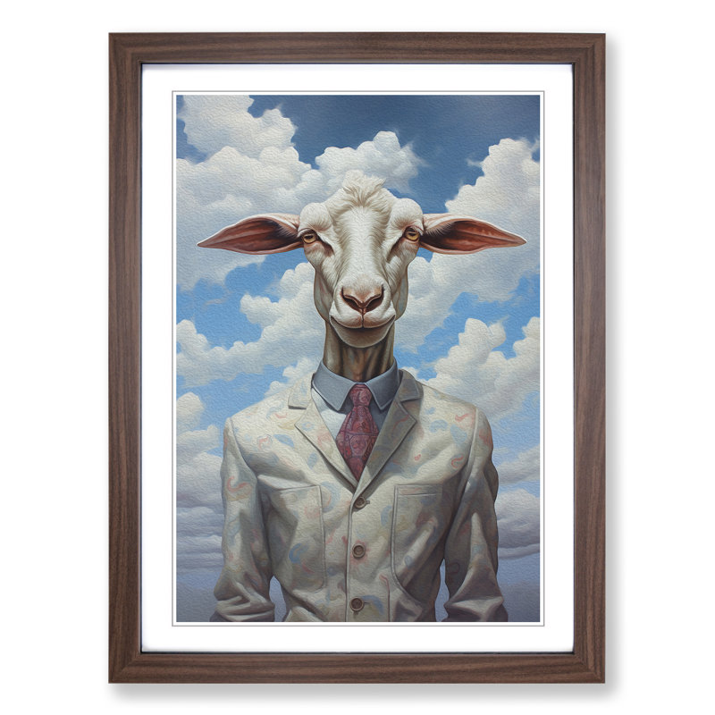 Goat Dadaism - Framed Print