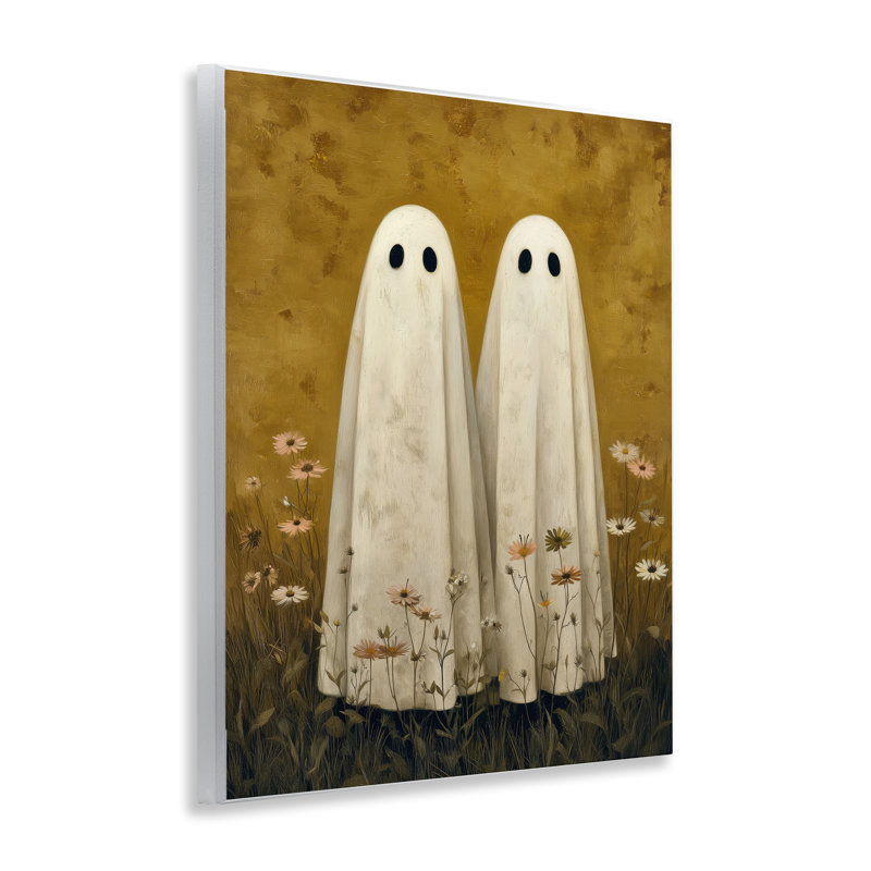 Plaque murale «Old World Ghost Couple», conception par Arlington Prints