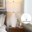 Lampe de table moderne 28 po en céramique avec lampe de table 28 po