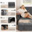 2 Seater Chenille Sofa Bed-1093266749