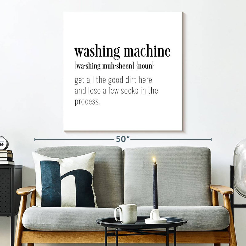 Tergel Washing Machine Definition, 33" H x 33" W
