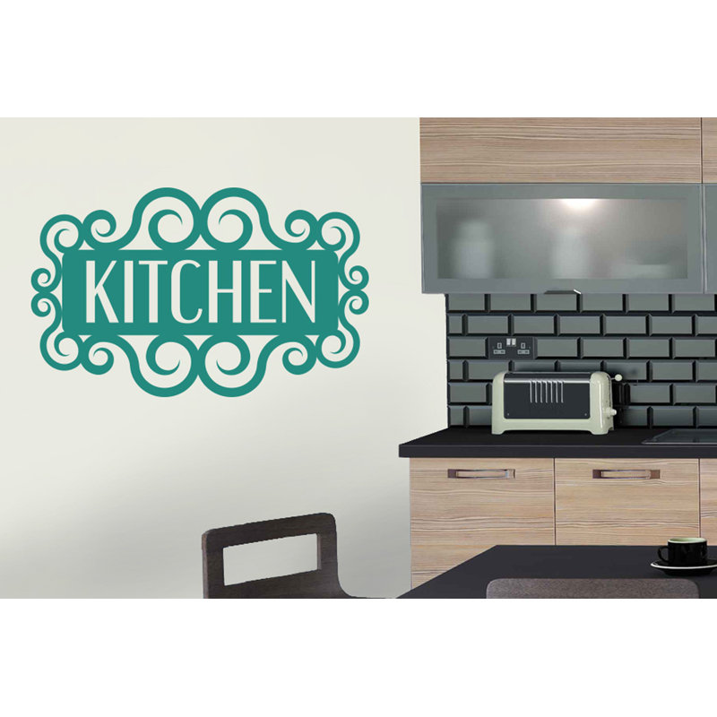 Wall Decal, Large, Aqua Green