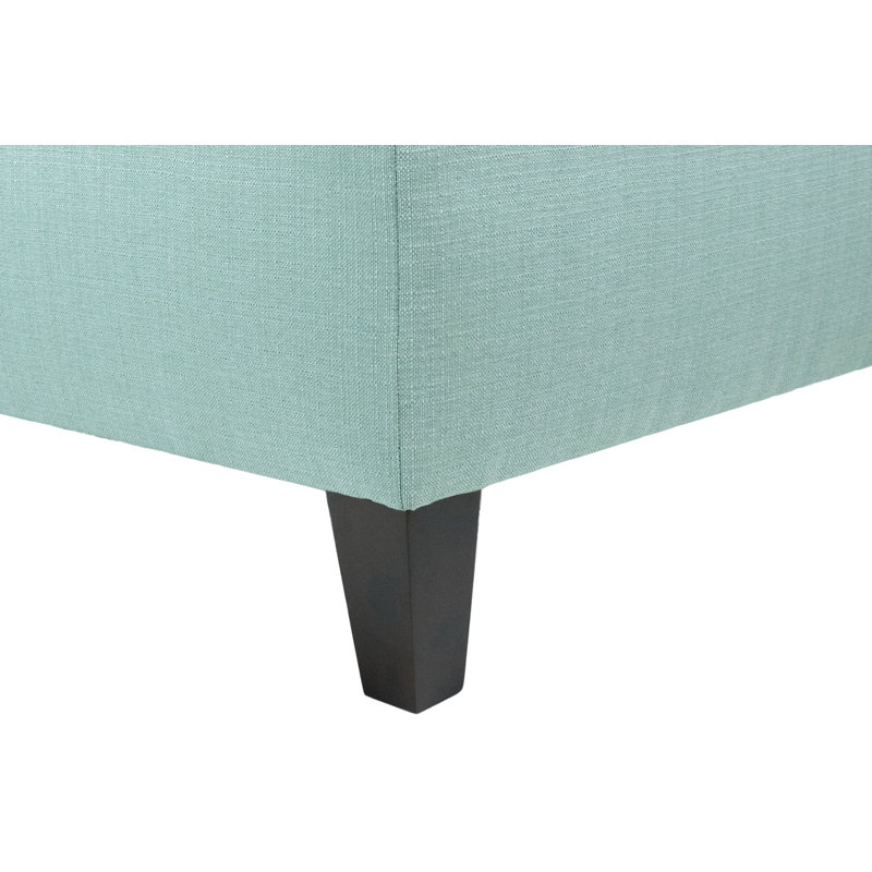 Repose-pieds standard carré 34 po Emerson, Blanc, Brume de mer