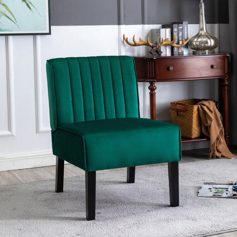Ensemble de 2 chaises Reese, Green Velvet