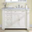 Meuble-lavabo simple 48 po avec plateau en marbre Rea de Rea-59146532