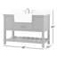 Meuble-lavabo simple 48 po avec dosseret Pelaghia-66286444