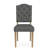 Cora Round Table And Slate Side Chairs Dining Set