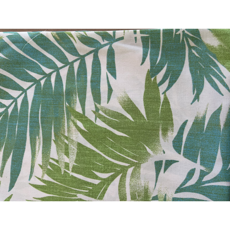 Ensemble de 2 coussins d'extérieur imperméables et résistants à la décoloration de 18 po x 18 po, coussins décoratifs à feuilles tropicales pour meubles de jardin et de bord de piscine
