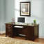 Bureau d’ordinateur en bois massif Michal