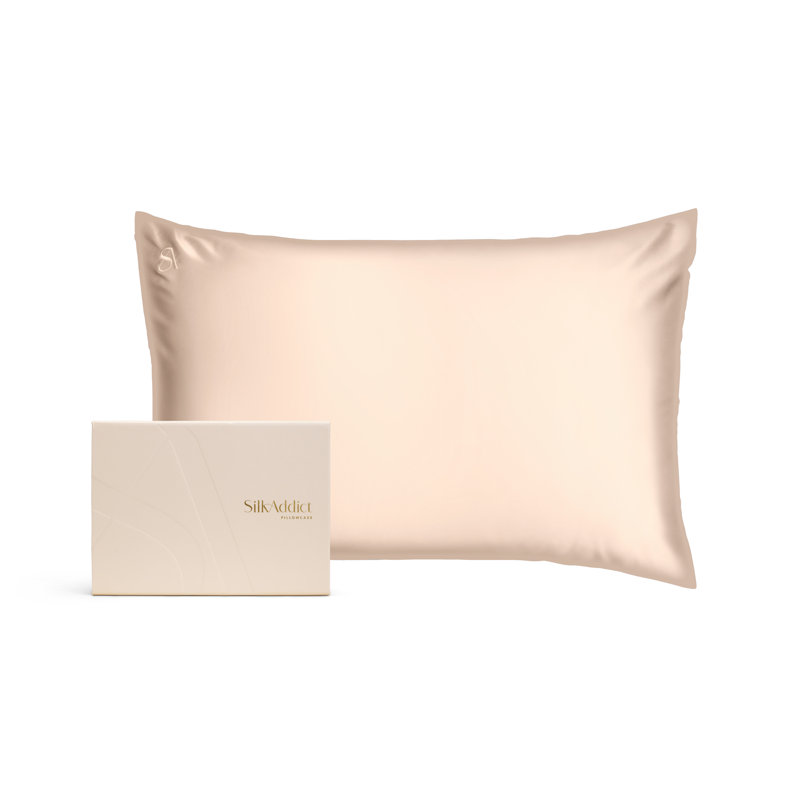 Canora Grey Silk Pillow Case, Caramel