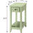 Accent Table With Drawer And Shelf For Modern Interiors Compact Dormitory