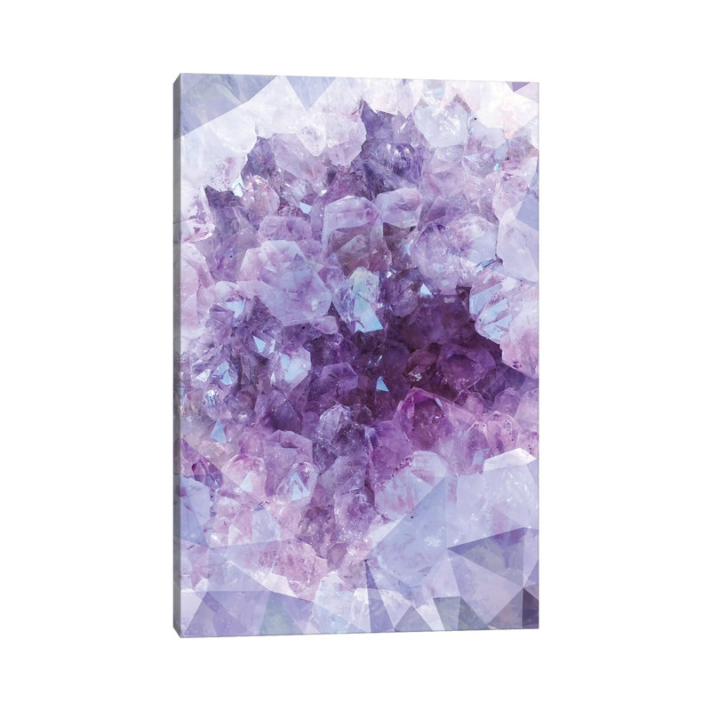 Crystal Gemstone 1 Piece Wrapped Canvas Wall Art, 66.04 cm H x 45.72 cm W x 3.175 cm D