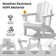 Plastic/Resin Folding Adjustable Back Adirondack Chair with Cup Holder