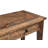 Jae Sofa Table, Console Table with 3 Upholstered Stools, Made with Solid Wood, 76x22x36
