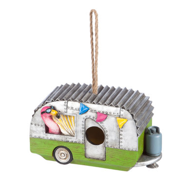 5'' H x 7.5'' W x 4.5'' D Hanging Birdhouse