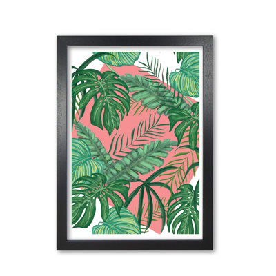 Abstract Leaves With Background - Print