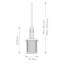 Rosiclare 1 - Light Lantern Pendant