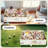 Foldable And Portable Square Ball Pit For Kids, Ball Pool For Children's Room, 120X90x30cm, Balls Not Included