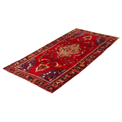 Leodegario One-of-a-Kind 5'1" X 9'6" 1990s Wool Area Rug in