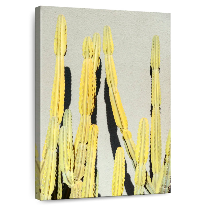 Harnek Yellow Cactus, 36" H x 24" W
