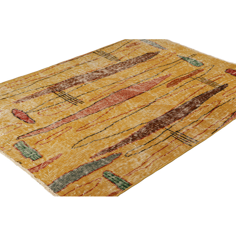 One-of-a-Kind 2'9" X 6'10" Hand Knotted Area Rug