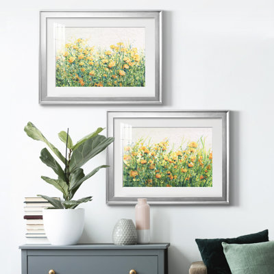 " Garden In Bloom III " 2 - Pieces