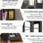 4-Tier Steel Rotating Bookshelf with 360° Wheels, Book Rack-60117729