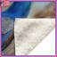 Couvertures bleues à motif paon-123335409